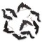 Going Batty Paper Garland for Halloween Decorative Wall Decor 78.7 in Black Indoor Use Only